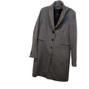 tollegno 1900 as new gray super soft three quarter coat 44 M